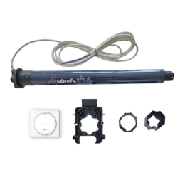 Pack de remplacement moteur radio Somfy RS100 IO 10 Nm, adaptation volets ID1 et ID2 Bubendorff