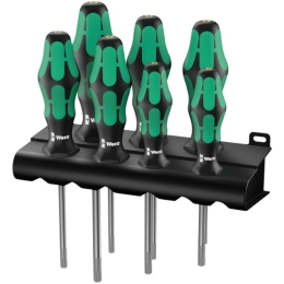 Assortiement de tournevis Kraftform+ Lasertip, fonction de retenue - 6 pièces