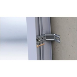 Équerre de fixation nervurée pour isolation  de 140 mm
