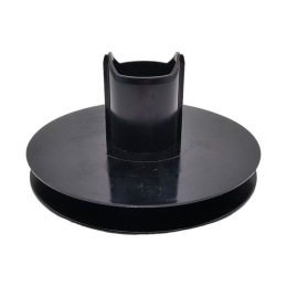 Poulie pour manœuvre par sangle, Ø160 mm, sortie porte roulement Ø28, embout AX50