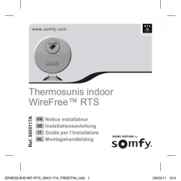 Capteur Thermosunis WireFree RTS