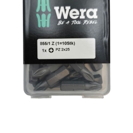 Boite de 10 embouts extra-rigide Pozidriv 2 x 25 mm
