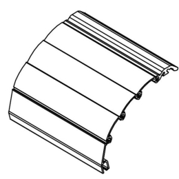 Attache tablier rigide 3 maillons pour axe SOPROFEN Ø 50mm, pour lame de 37 et 50 mm Soprofen