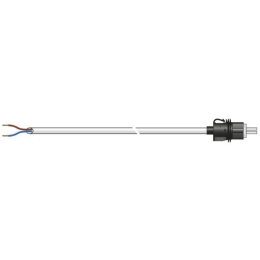 Câble pour moteur de volet roulant Somfy radio RS100 IO 2 fils, longueur 3 mètres - blanc