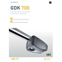 Chape moteur Somfy Dexxo pour porte sectionnelle à panneaux spécifiques