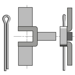 Étrier pour moteur Ø40 mm
