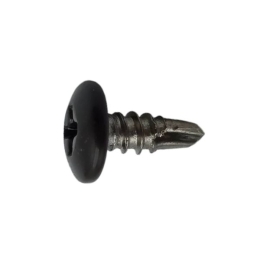 Vis autoperceuse, tête bombée, empreinte cruciforme 3,9 x 9,5 mm, brune