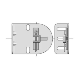 Support équerre étrier pour moteur Ø40 mm