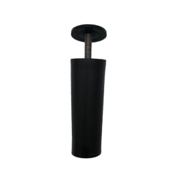 Butée de lame finale cylindrique, longueur 60 mm, noir