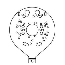Plaque SOPROFEN support fixation treuils ou moteurs pour coffre SOPROFEN VX
