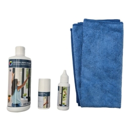 Kit d'entretien pour PVC filmé, aluminium laqué et vitrage