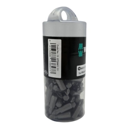Lot de 100 embouts 2 x 25 mm pour vis Philipps
