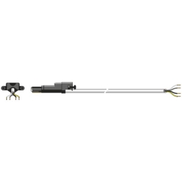 Câble pour moteur de volet roulant Somfy filaire CSI 4 fils, longueur 10 mètres - blanc