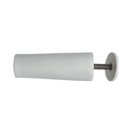 Butée de lame finale cylindrique, longueur 60 mm, blanc