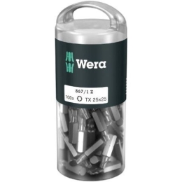 Boite de 100 embouts extra-rigide Torx 25 x 25 mm