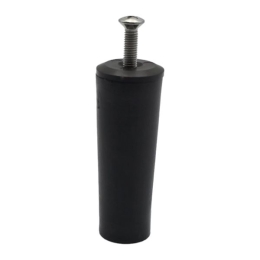 Butée de lame finale cylindrique, longueur 60 mm, brun