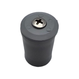 Butée de lame finale cylindrique, longueur 28 mm, gris clair