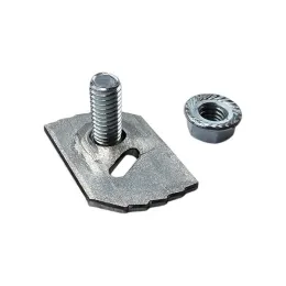 Clameau quart de tour à griffes 30 x 20 mm - menuiserie Gealan