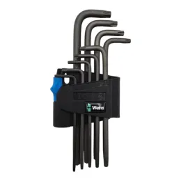 Jeu de clés mâles coudées Torx - 9 pièces