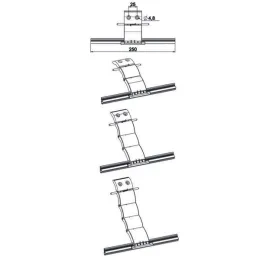 Verrou Blocksur Zurflüh-Feller, 3 maillons, lame de 14 mm