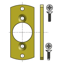 Plaquette moteur Ø40 mm pour motorisation LS40