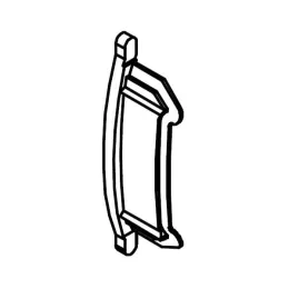 Embout de lame aluminium 37 mm