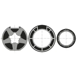 Roue et 2 couronnes pour moteur Ø50 sur tube Ø89 mm (Deprat F-5039)