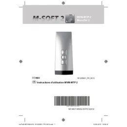 Émetteur radio portable M-SOFT² Mono 1 canal gris métal