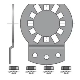 Support orientable pour moteur CSI Ø50/60 mm