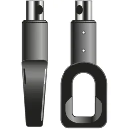 Anneau pour sortie de caisson avec treuil décrochable