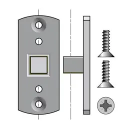 Support pour moteur Ø50 mm, avec carré 10 mm
