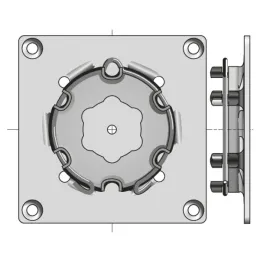 Plaque support moteur Ø50/60 à visser ou souder