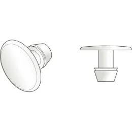 Capuchon pour vis de fixation TopRoc et Ecofix blanc