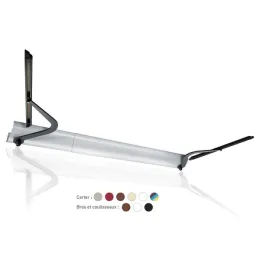 Moteur de volet battant radio Somfy Yslo IO, 2 vantaux, carter blanc et bras noir