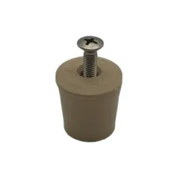 Butée de lame finale cylindrique, longueur 20 mm, beige