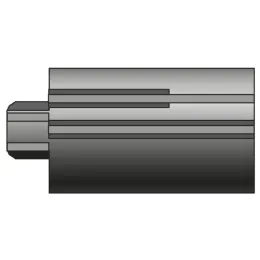 Embout court  pour axe octo 60 mm