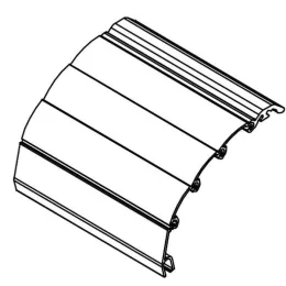 Attache tablier rigide 3 maillons pour axe SOPROFEN Ø 50mm, pour lame de 37 et 50 mm Soprofen
