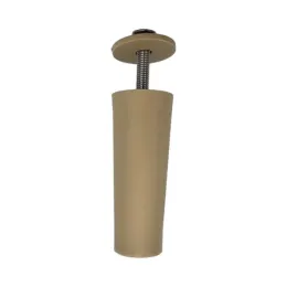 Butée de lame finale cylindrique, longueur 60 mm, beige
