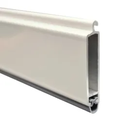 Lame finale volet roulant 40 mm blanche