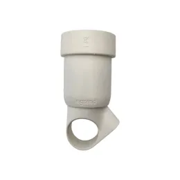 Fiche électrique femelle 2P+T - 16A avec anneau, blanc