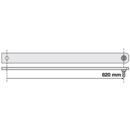 Bras long pour moteur de portail battant Multipro 3S+ côté vantail