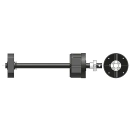 Embout tandem pour axe ZF80, sortie Ø16 mm