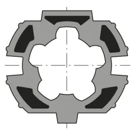 Roue d'adaptation pour moteur Ø50 sur tube ZF64