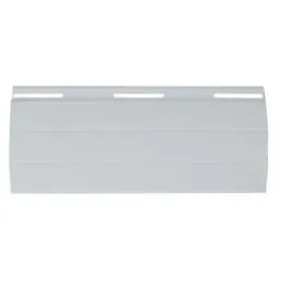 Lame volet roulant aluminium 37 mm, ajourée coloris gris clair