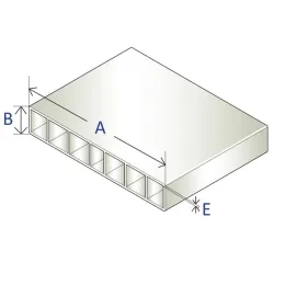 Tapée PVC de persienne 134 x  mm, blanc