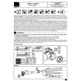 Moteur volet roulant radio Simu DMI5 Hz.01 35 Nm / 17 trs, manœuvre de secours