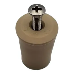 Butée de lame finale cylindrique, longueur 28 mm, beige