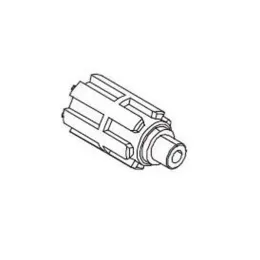 Moyeu crabot, crabot mâle - téton Ø12