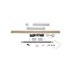 Moteur de volet battant radio Somfy Yslo IO, 1 vantail, carter blanc et bras blanc