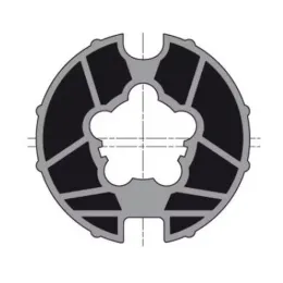 Roue d'adaptation pour moteur Ø60 sur tube Ø78 mm à goutte (Imbac)